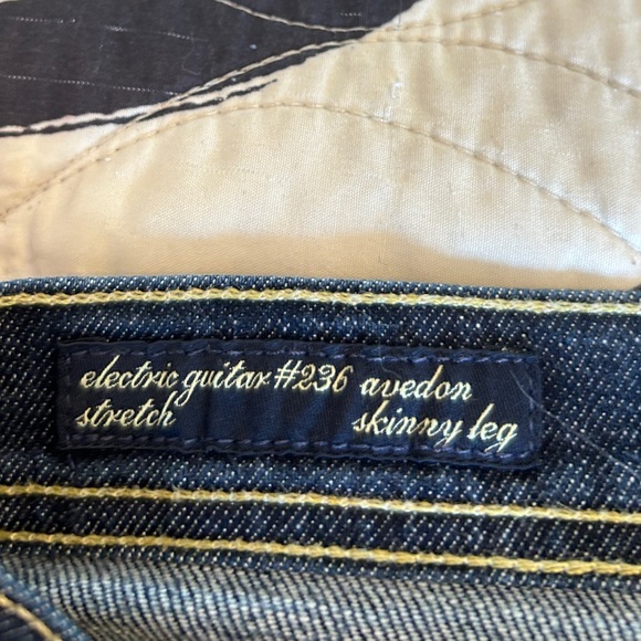 CITIZENS OF HUMANITY Avedon Skinny Leg Electric Guitar #236 Stretch Jeans - Picture 6 of 10